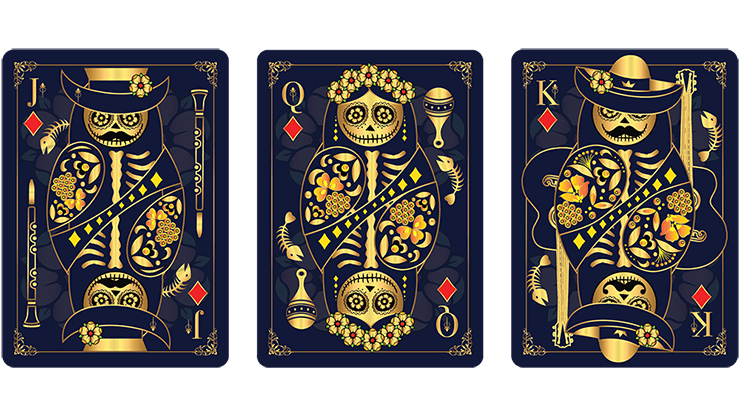 Calaveras de Azúcar Blue Edition Playing Cards by US Playing Card Co.
