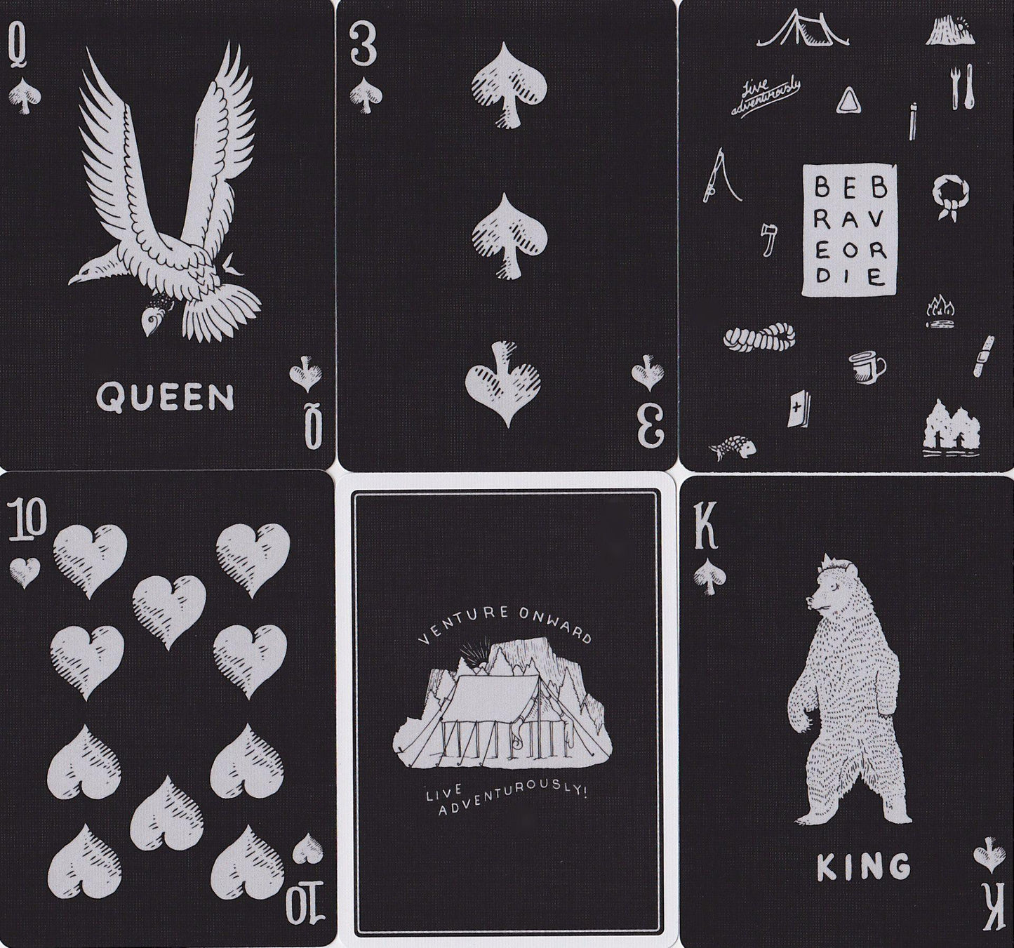 Camp Cards Playing Cards by Art of Play