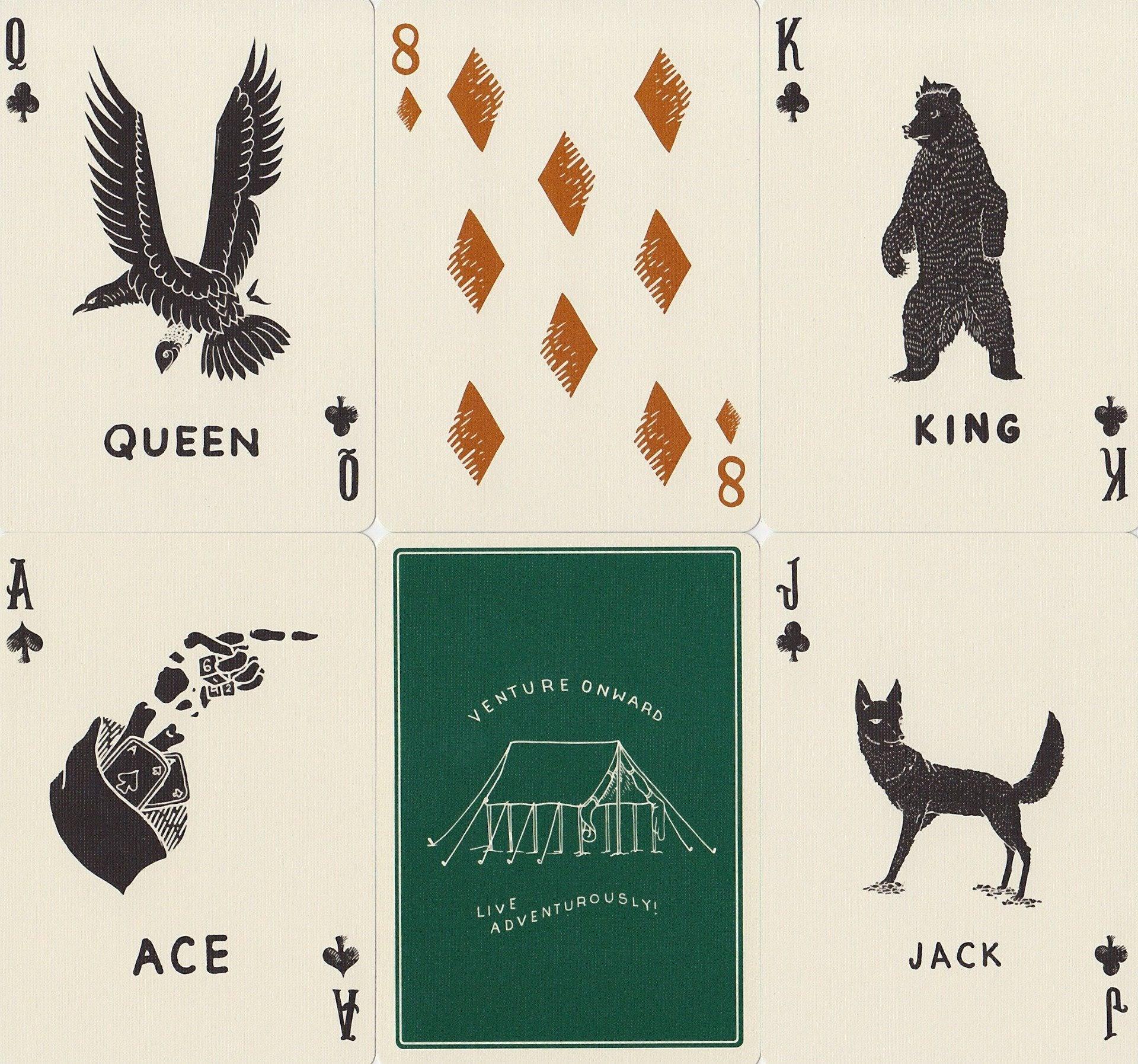 Camp Cards, Ranger Ed. Playing Cards by Art of Play
