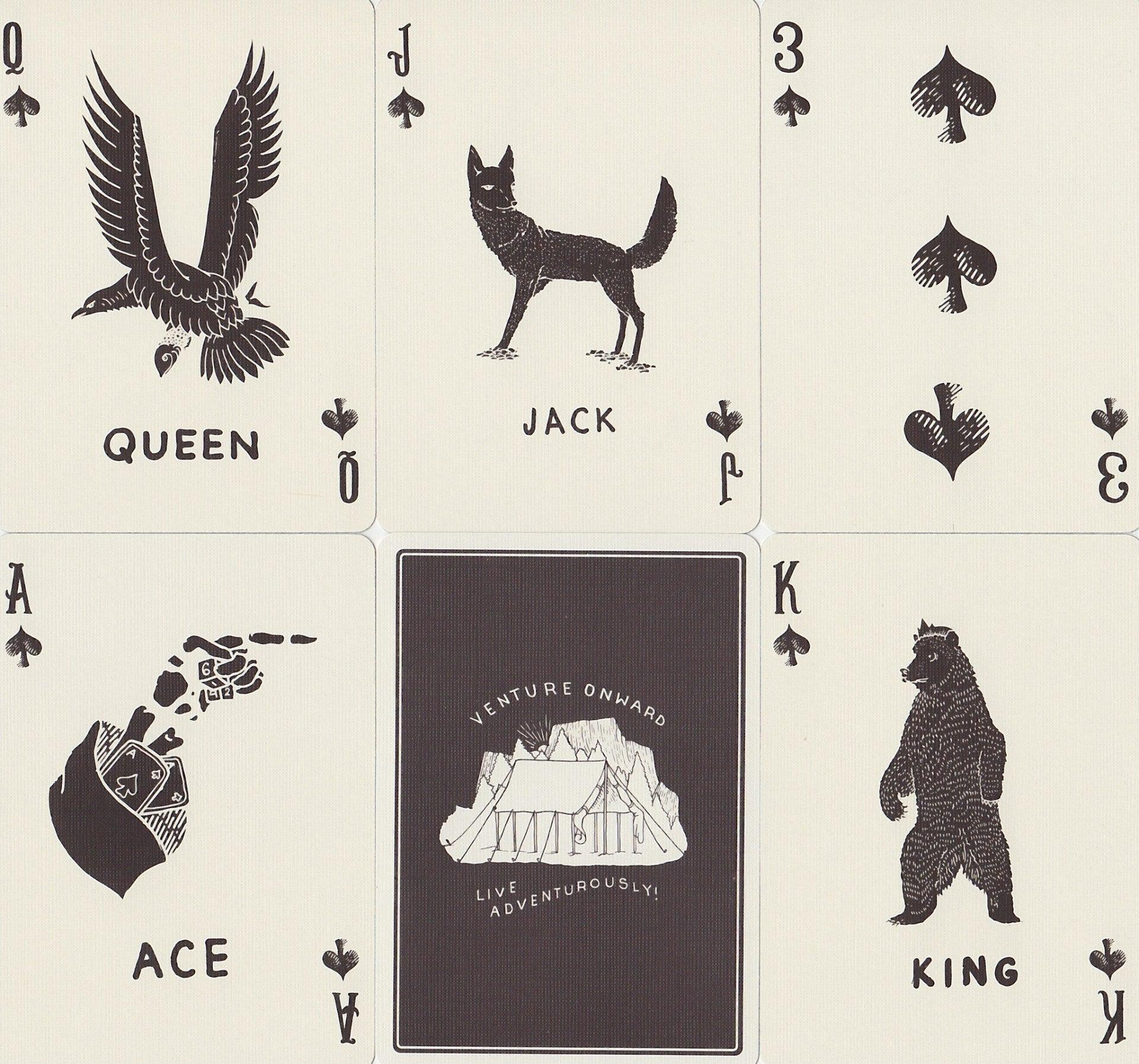 Camp Cards, Winter Ed. Playing Cards by Dan & Dave