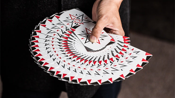 Cardistry Fanning - Red Colour Playing Cards by US Playing Card Co.