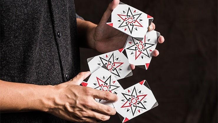 Cardistry Fanning - Red Colour Playing Cards by US Playing Card Co.