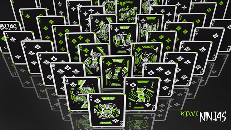 Cardistry Kiwi Ninjas Playing Cards by US Playing Card Co.