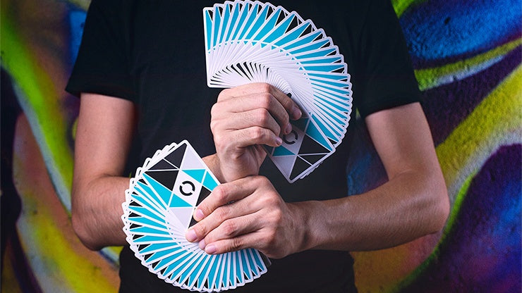 Cardistry Turquoise Playing Cards by US Playing Card Co.