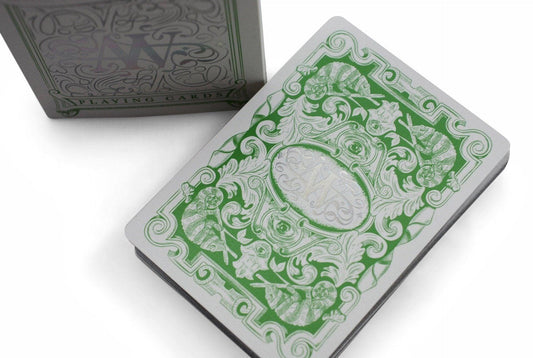Chameleons Luxury Green Metallic* Playing Cards by Expert Playing Card Co.