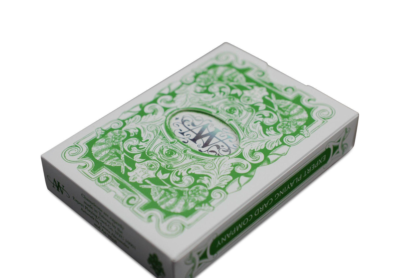 Chameleons Luxury Green Metallic* Playing Cards by Expert Playing Card Co.