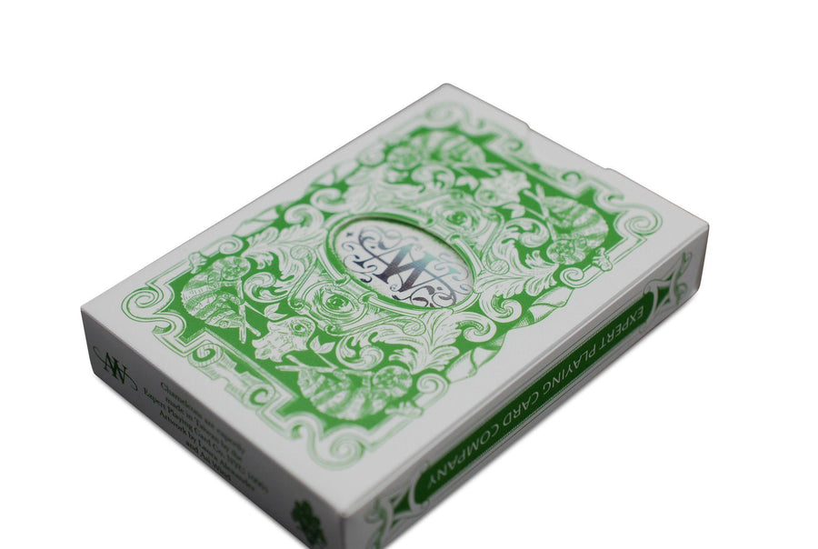 Chameleons Luxury Green Metallic* Playing Cards by Expert Playing Card Co.