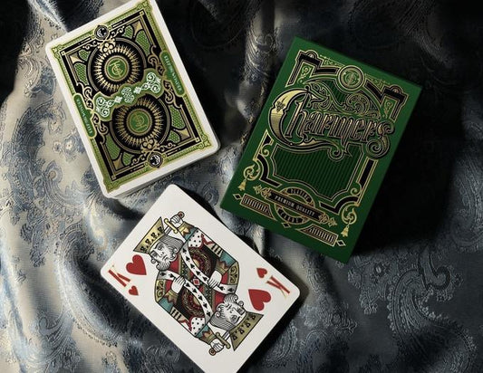 Charmers Playing Cards by Lotrek - Green Playing Cards by Oath Playing Cards