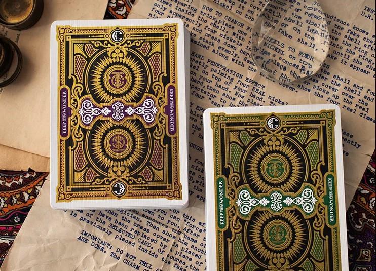 Charmers Playing Cards by Lotrek - Green Playing Cards by Oath Playing Cards