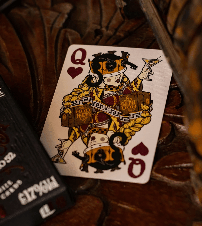 Sir Octo - Gilded Odd Fellows Playing Cards Playing Cards by Stockholm 17