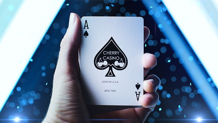 Cherry Casino: Tahoe Blue Playing Cards by Pure Imagination Projects
