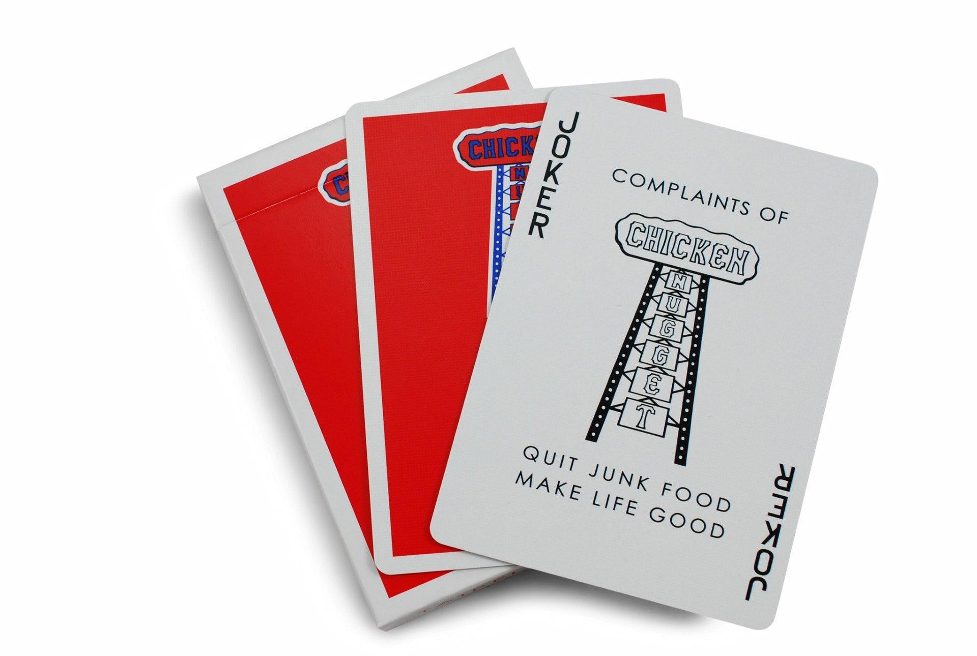 Chicken Nugget Playing Cards by HCPC