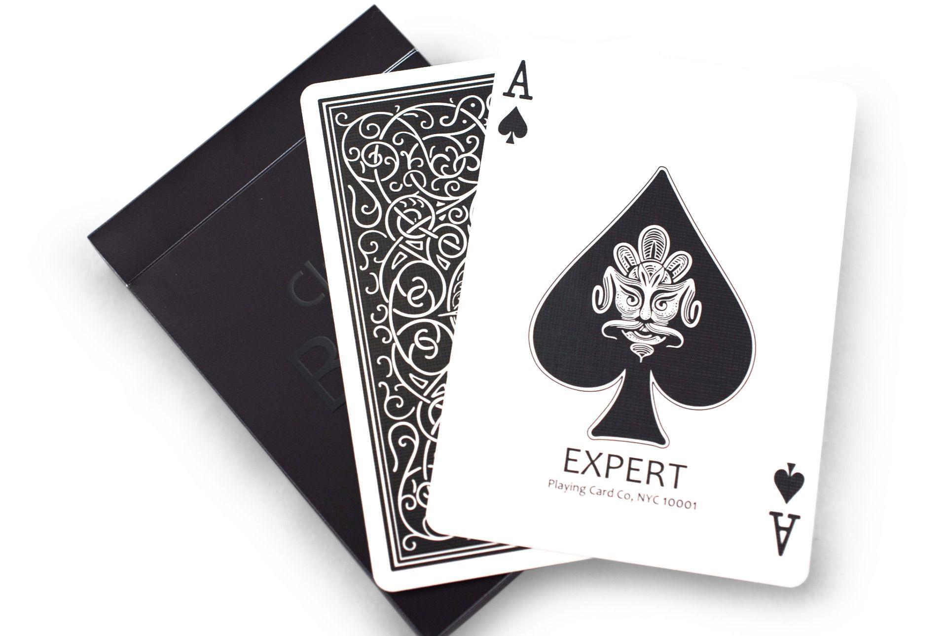 Classic Black Playing Cards by Legends Playing Card Co.