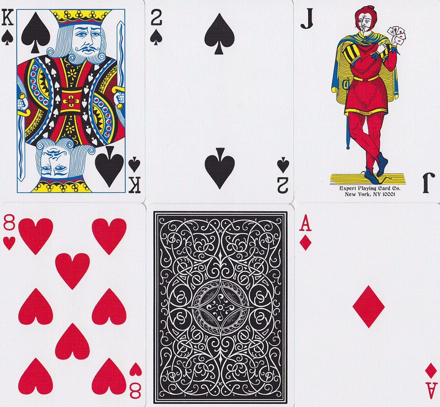 Classic Black Playing Cards by Legends Playing Card Co.