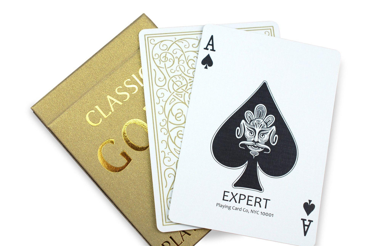 Classic Gold Playing Cards - RarePlayingCards.com Classic Gold Playing Cards - RarePlayingCards.com