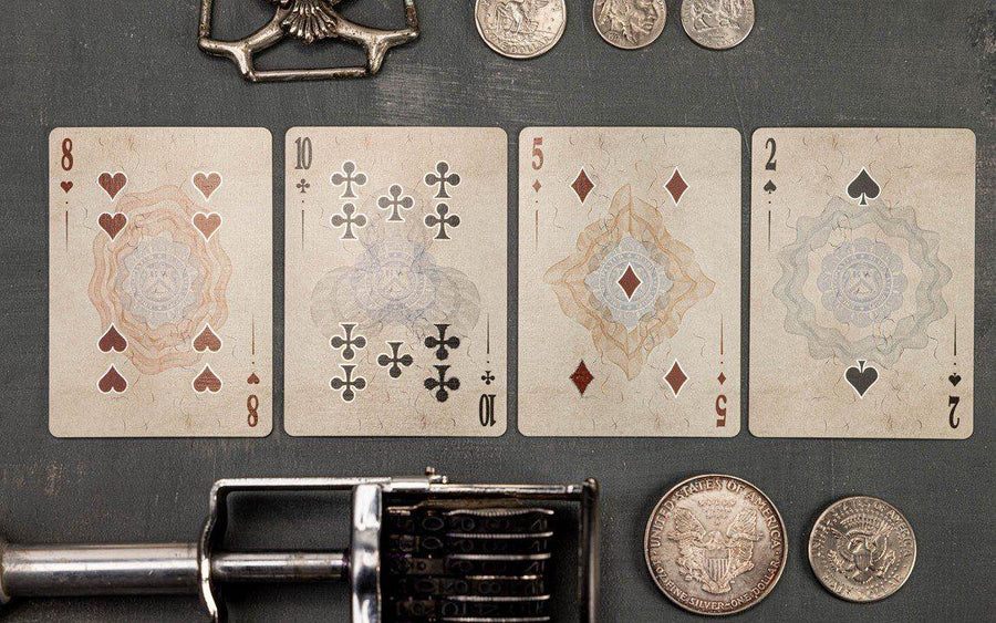 Silver Certificate - Foiled Edition Playing Cards by Kings Wild Project