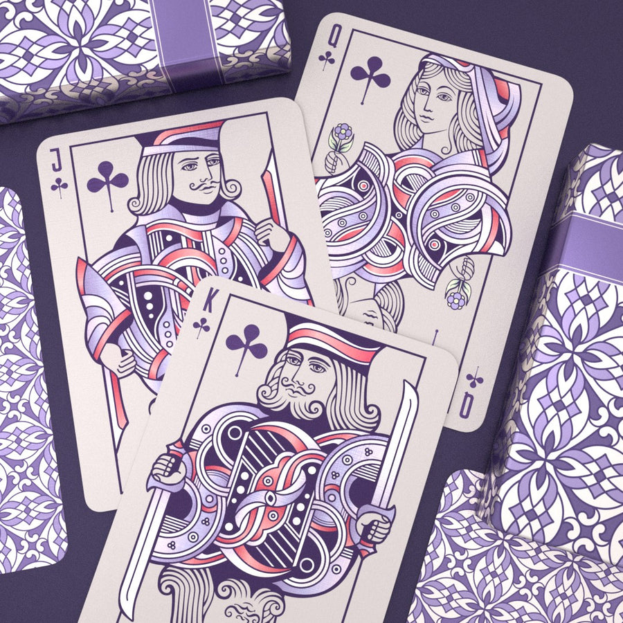 Varius Playing Cards - Purple Playing Cards by Montenzi Playing Cards