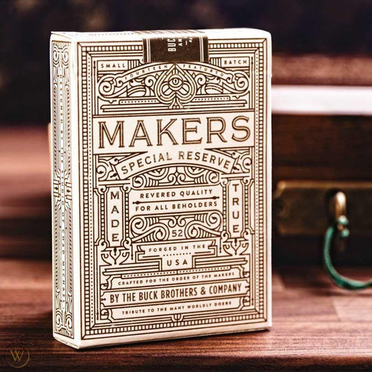 White Gold Makers Special Reserve Playing Cards by Dan & Dave