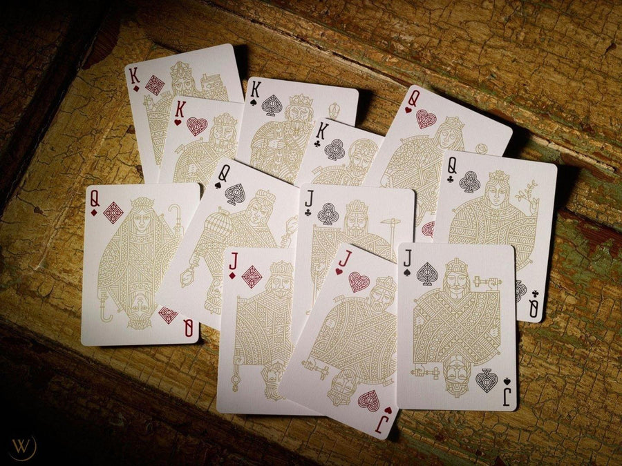 White Gold Makers Special Reserve Playing Cards by Dan & Dave