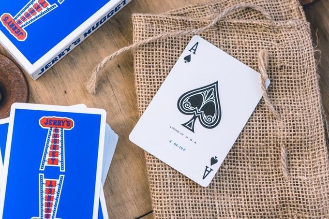 Modern Feel Jerry's Nuggets (Blue) Playing Cards Playing Cards by Expert Playing Card Co.