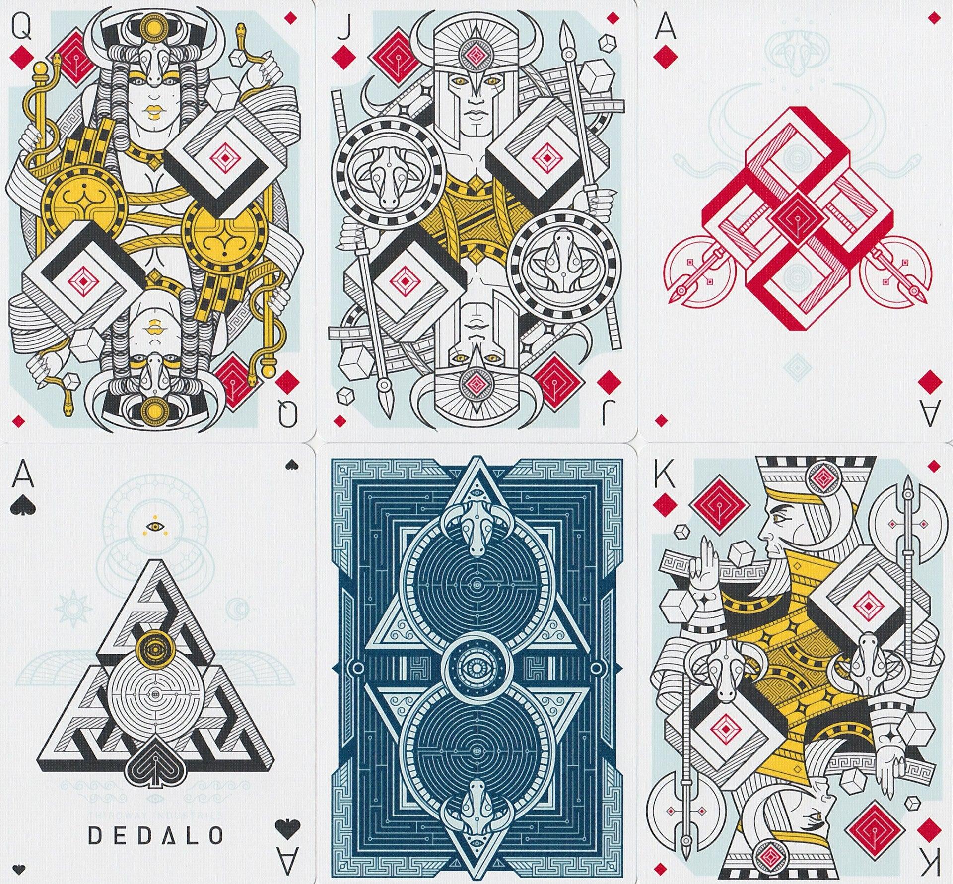 Dedalo Alpha Playing Cards by Thirdway Industries
