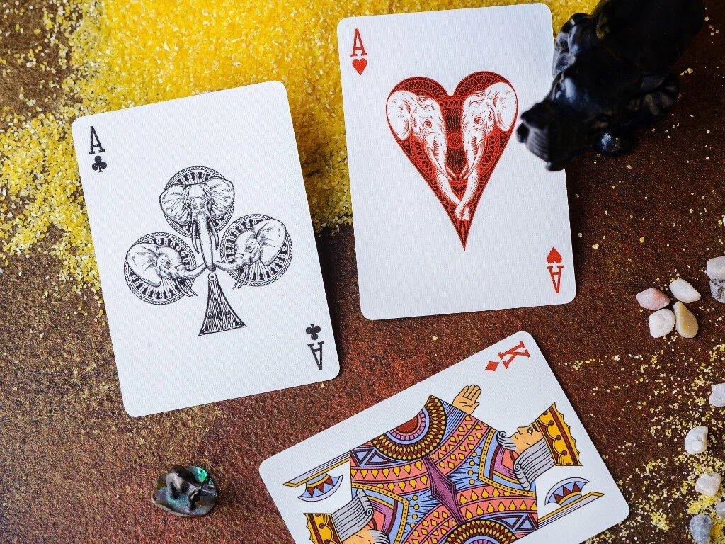 Elephant Desert Playing Cards Playing Cards by Elephant Playing Cards