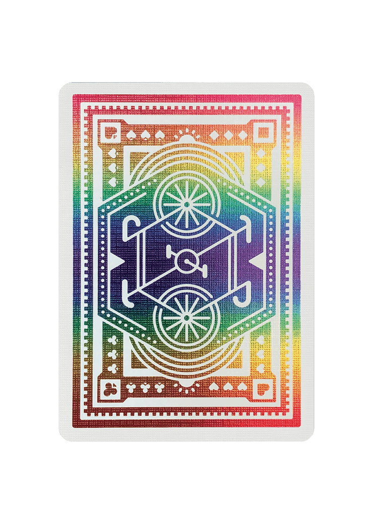 DKNG Rainbow Wheels - Random Colors Playing Cards by Art of Play