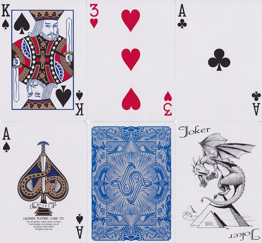 Egyptian Legends Playing Cards by Legends Playing Card Co.