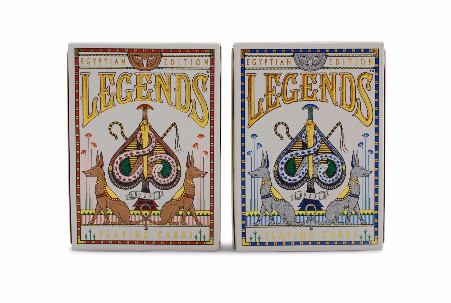 Egyptian Legends Playing Cards by Legends Playing Card Co.
