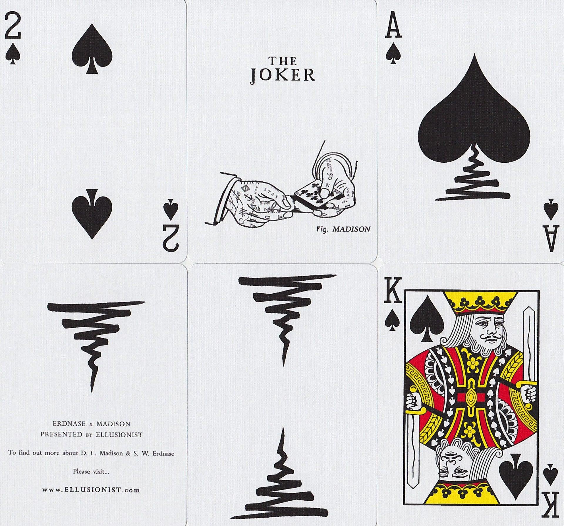 Erdnase x Madison Playing Cards by Ellusionist