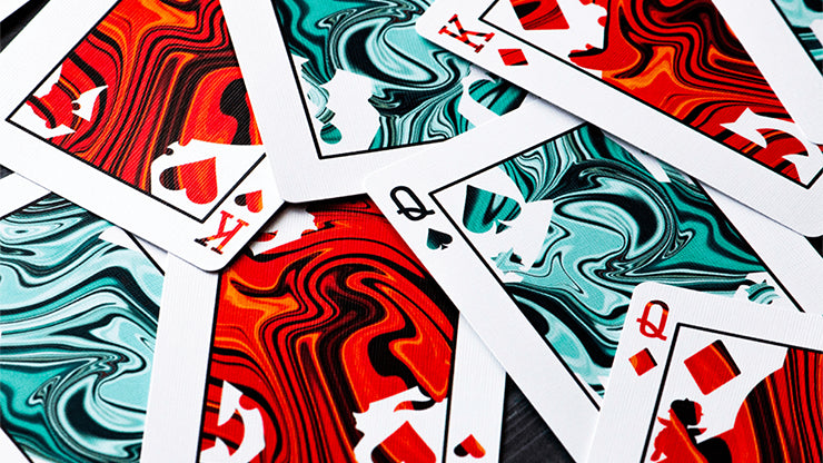 FLUID 2019 Edition Playing Cards by CardCutz Playing Cards by RarePlayingCards.com