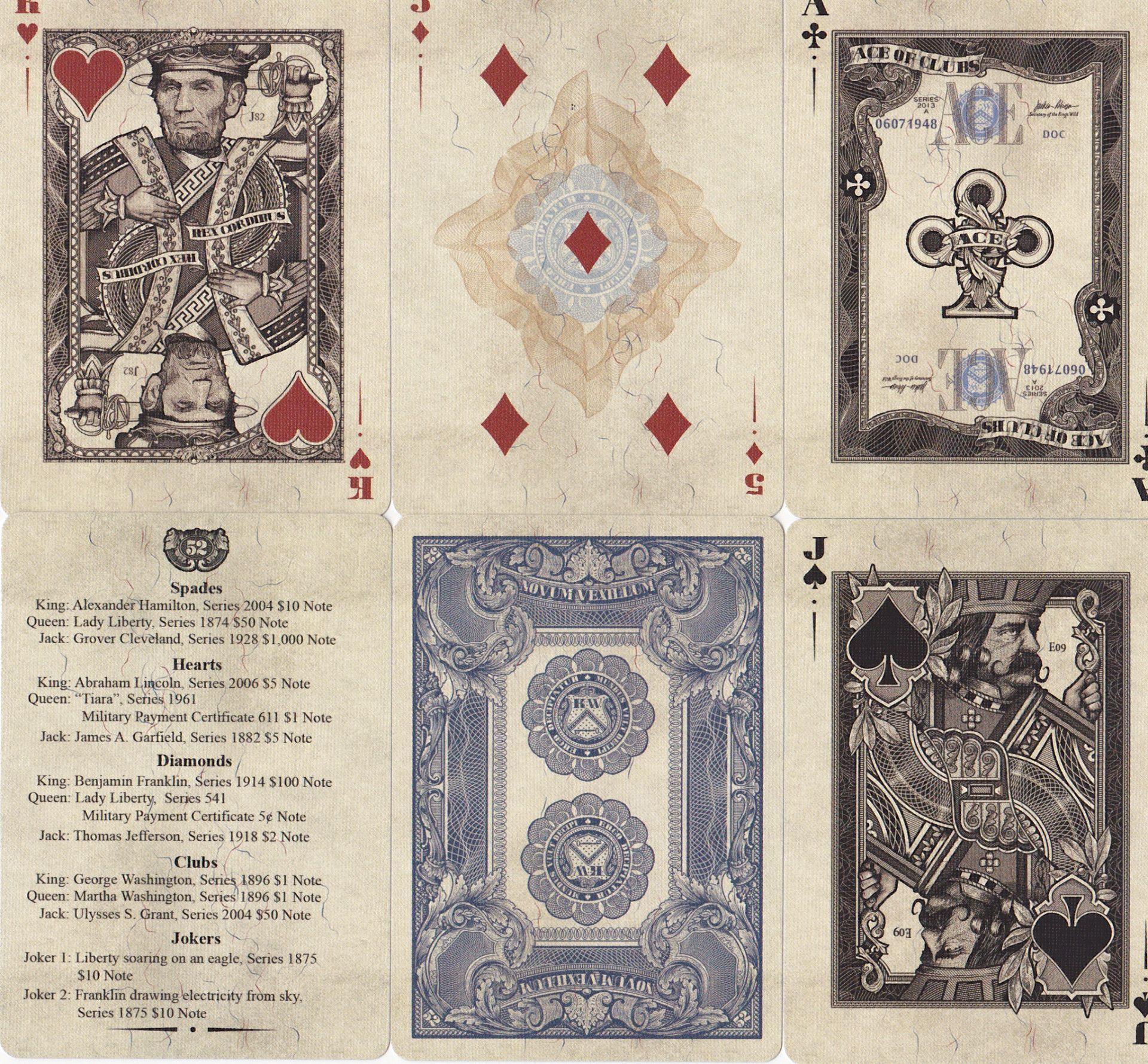 Federal 52 Silver Certificate-RarePlayingCards.com – Rare Playing