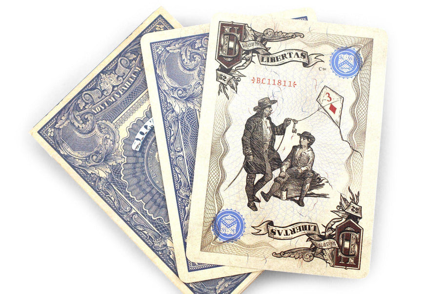 Federal 52 Silver Certificate Playing Cards by Kings Wild Project