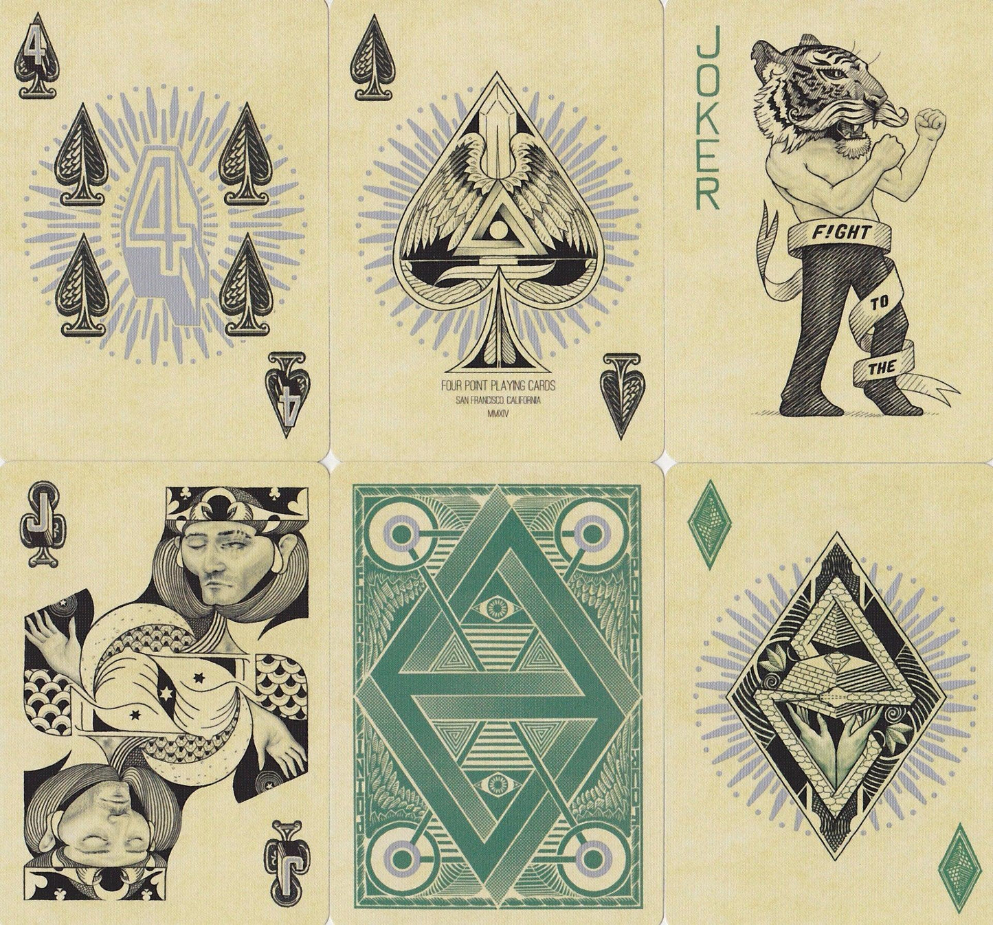 Four Point Playing Cards by US Playing Card Co.