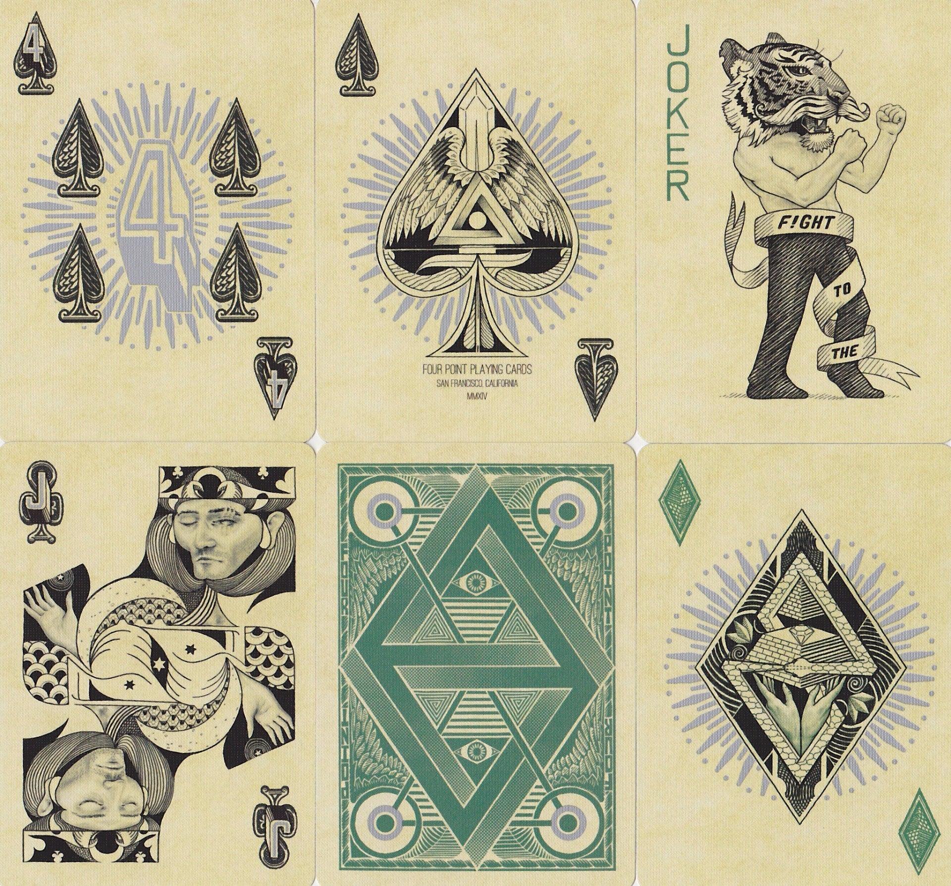 Four Point Playing Cards by US Playing Card Co.