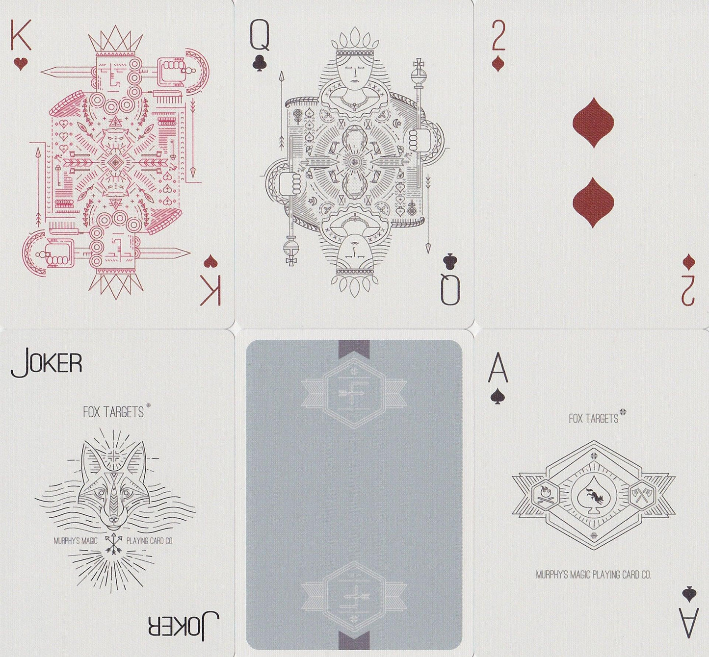 Fox Targets Playing Cards by Murphy's Magic