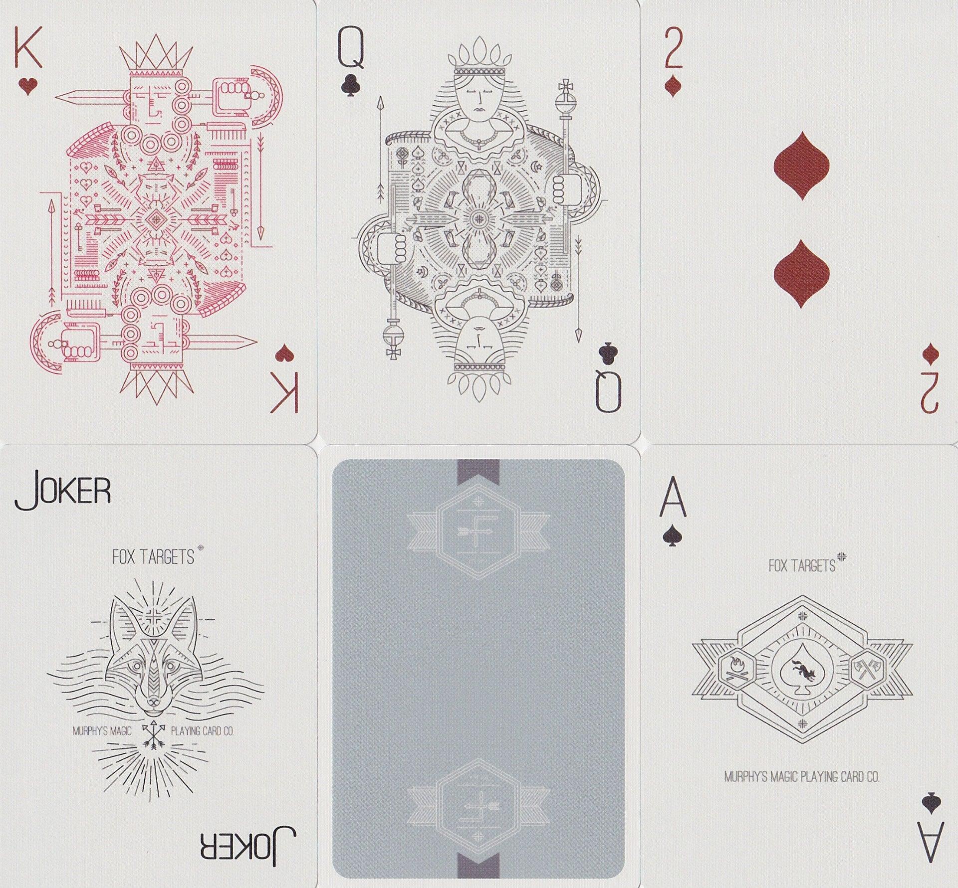 Fox Targets Playing Cards by Murphy's Magic