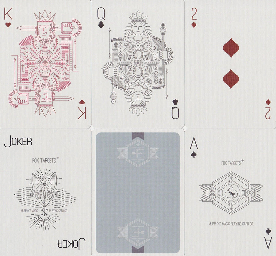 Fox Targets Playing Cards by Murphy's Magic
