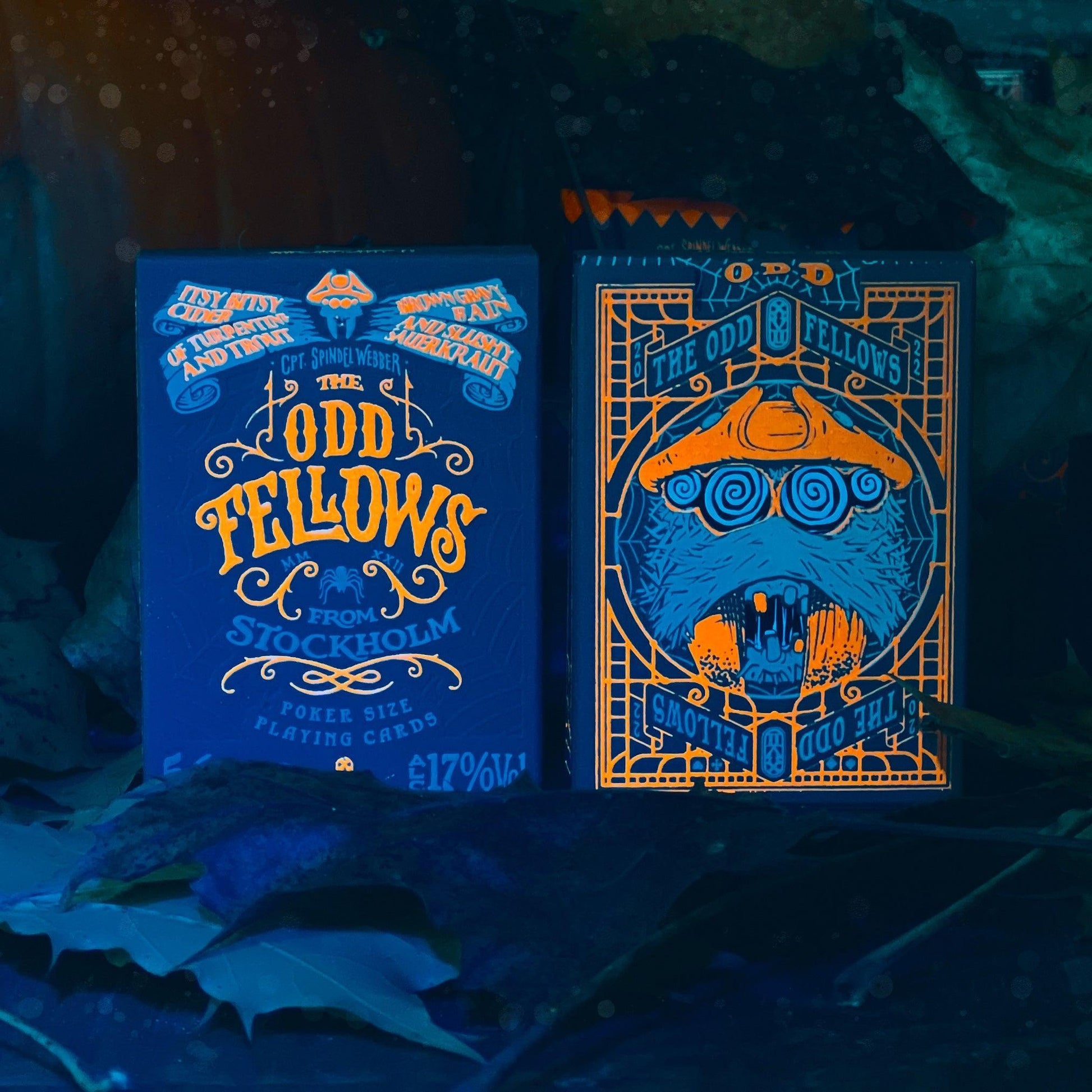 Cpt Spindel Webber - Odd Fellows Playing Cards Playing Cards by Stockholm 17