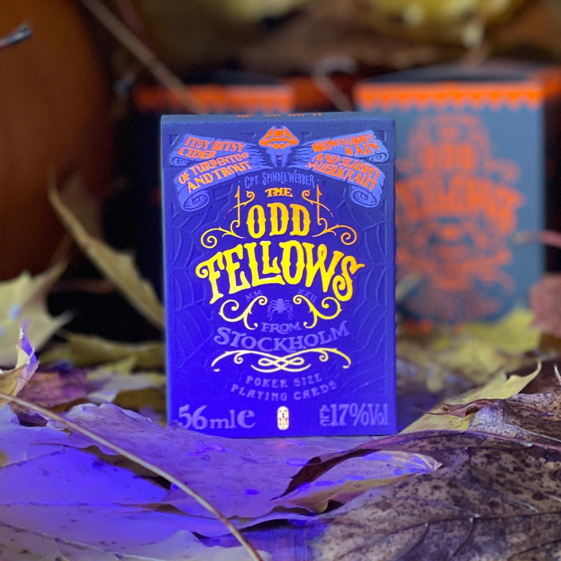 Cpt Spindel Webber - Odd Fellows Playing Cards Playing Cards by Stockholm 17