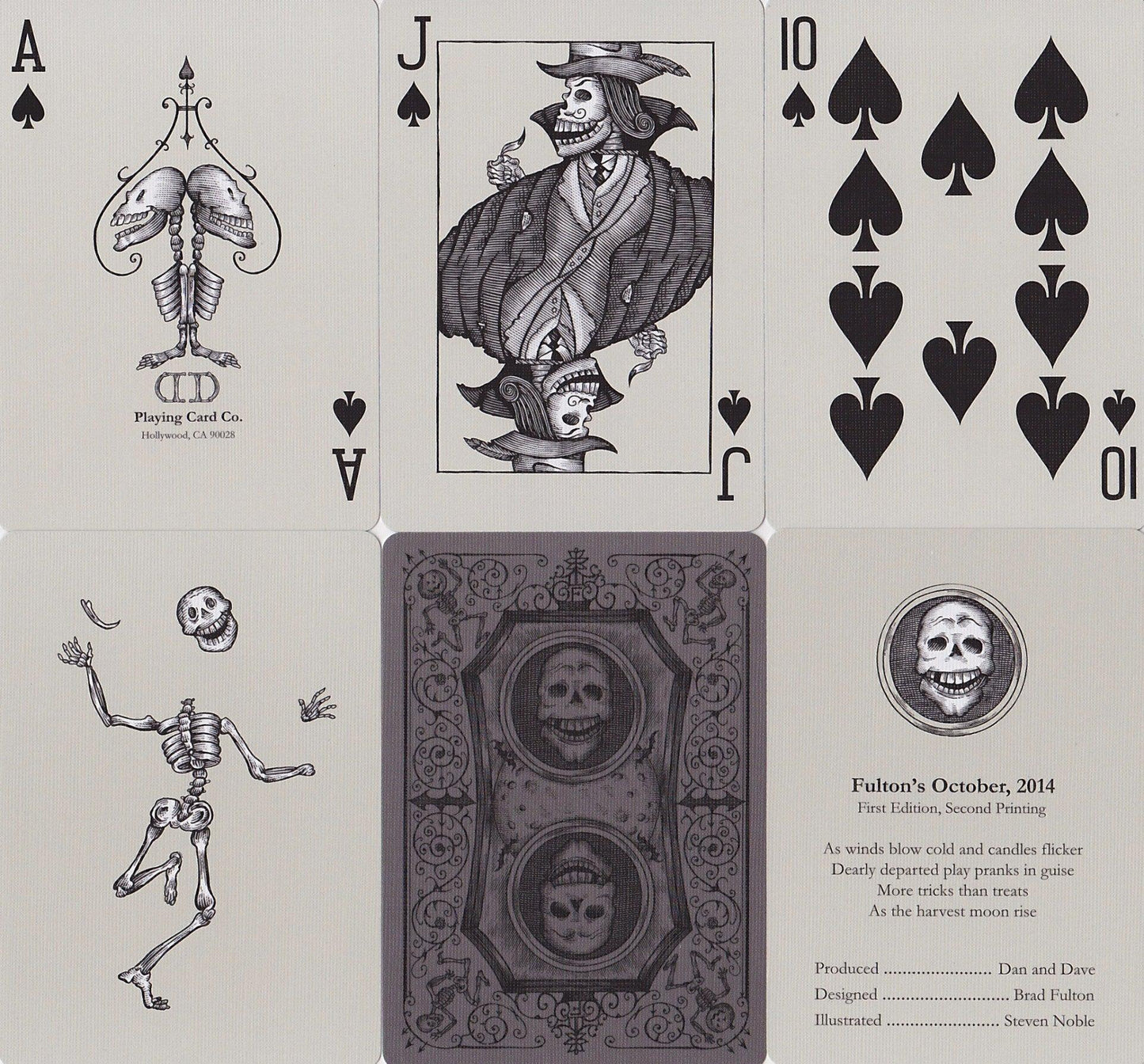 Fulton's October 2014 Edition Playing Cards by Dan & Dave