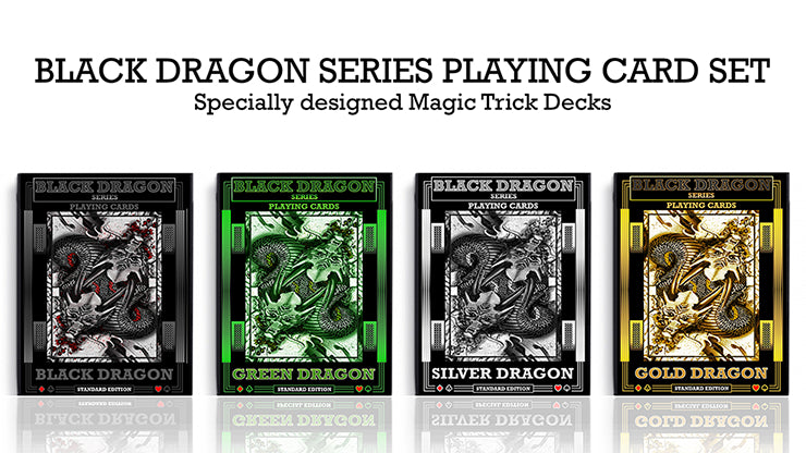 Green Dragon Playing Cards Playing Cards by RarePlayingCards.com