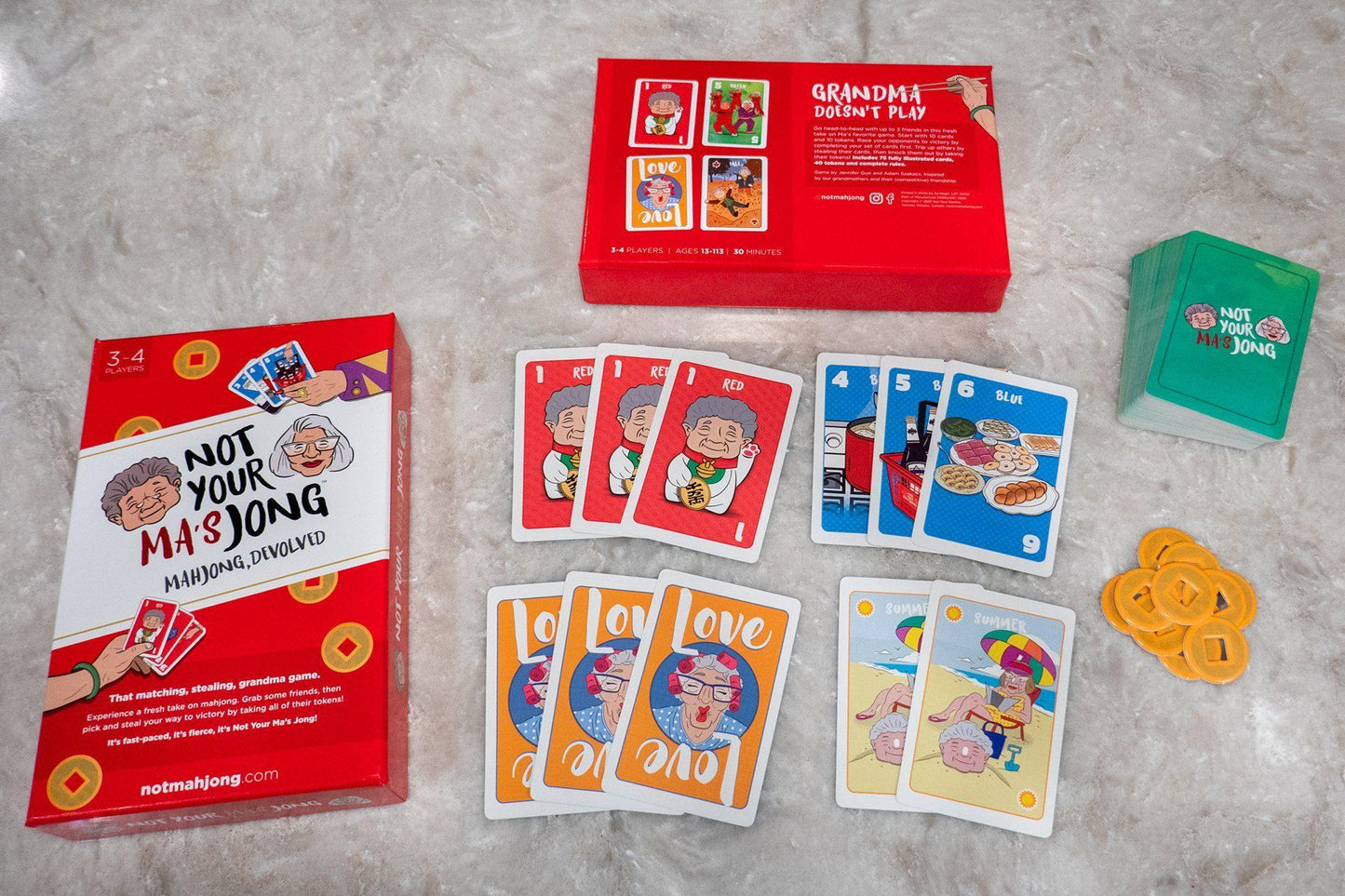 Not Your Ma’s Jong Playing Cards by RarePlayingCards.com