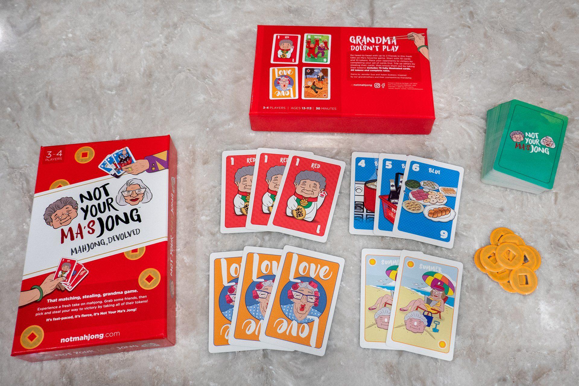 Not Your Ma’s Jong Playing Cards by RarePlayingCards.com