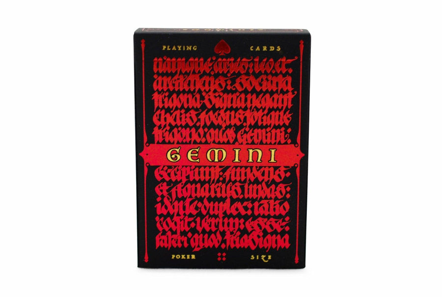 Gemini Ignis Playing Cards by Stockholm 17