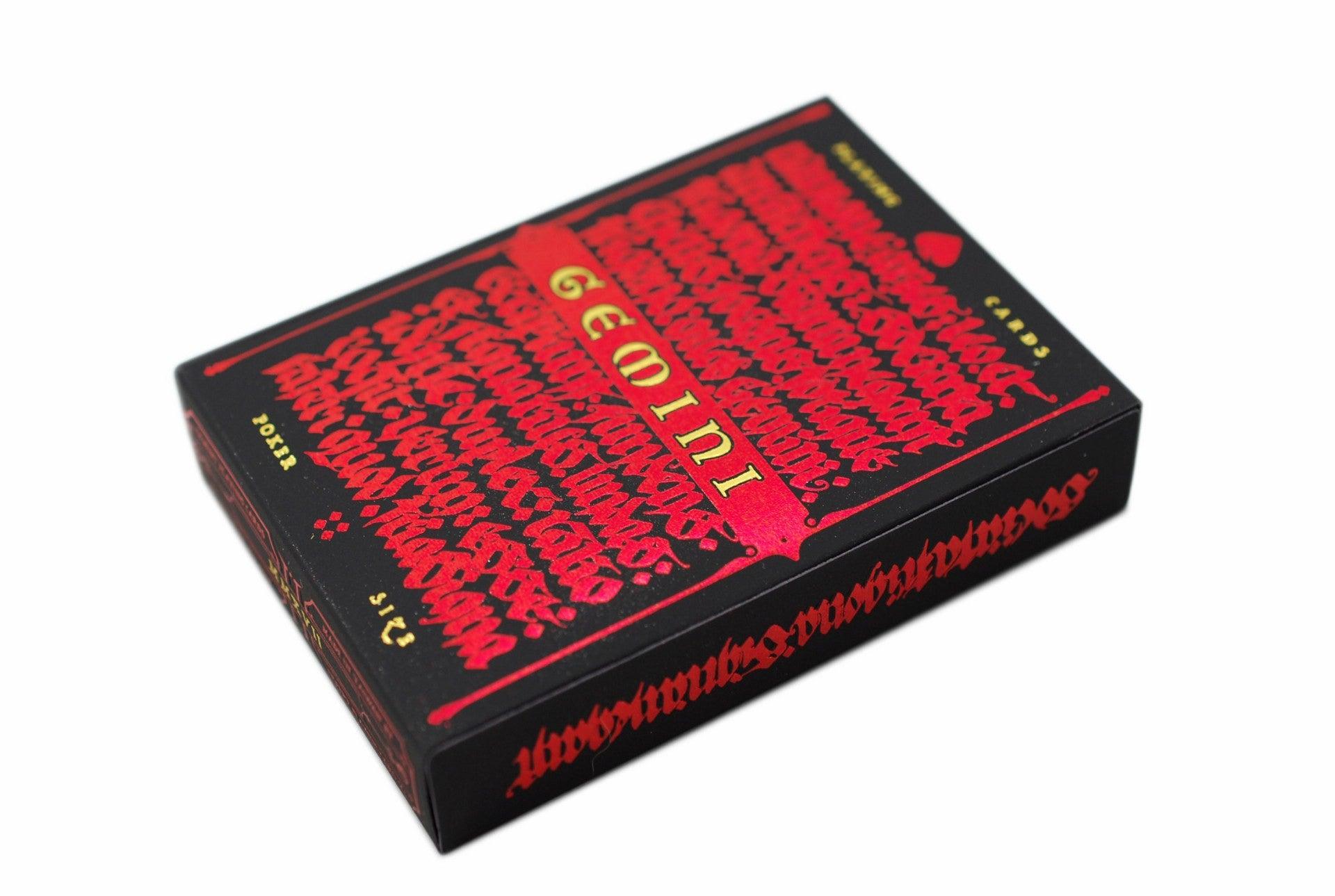 Gemini Ignis Playing Cards by Stockholm 17