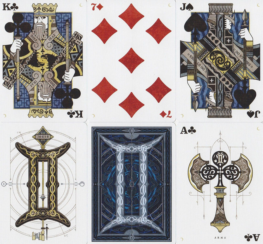 Gemini Noctis Playing Cards by Stockholm 17