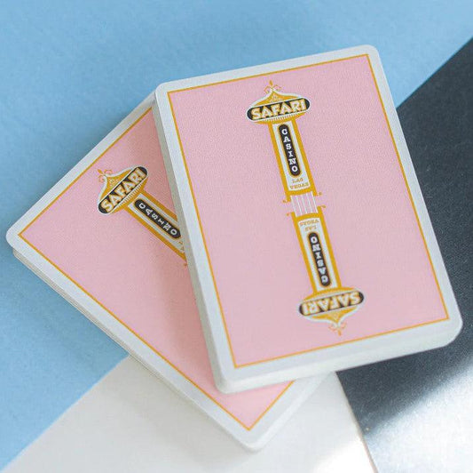 Safari Casino - Pink Playing Cards by Gemini