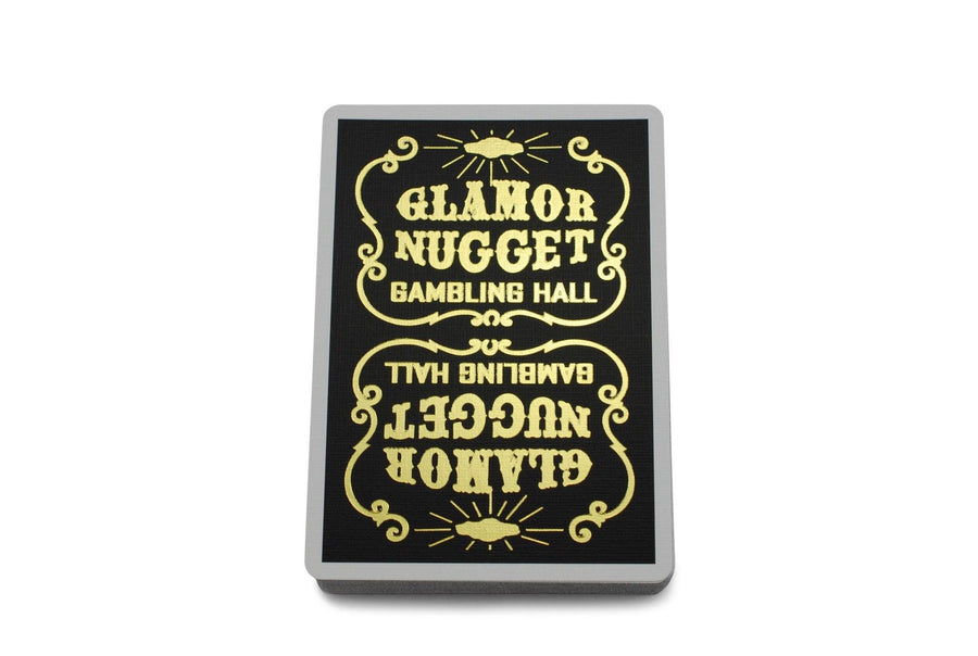 Glamor Nugget: Gold Edition Playing Cards by RarePlayingCards.com