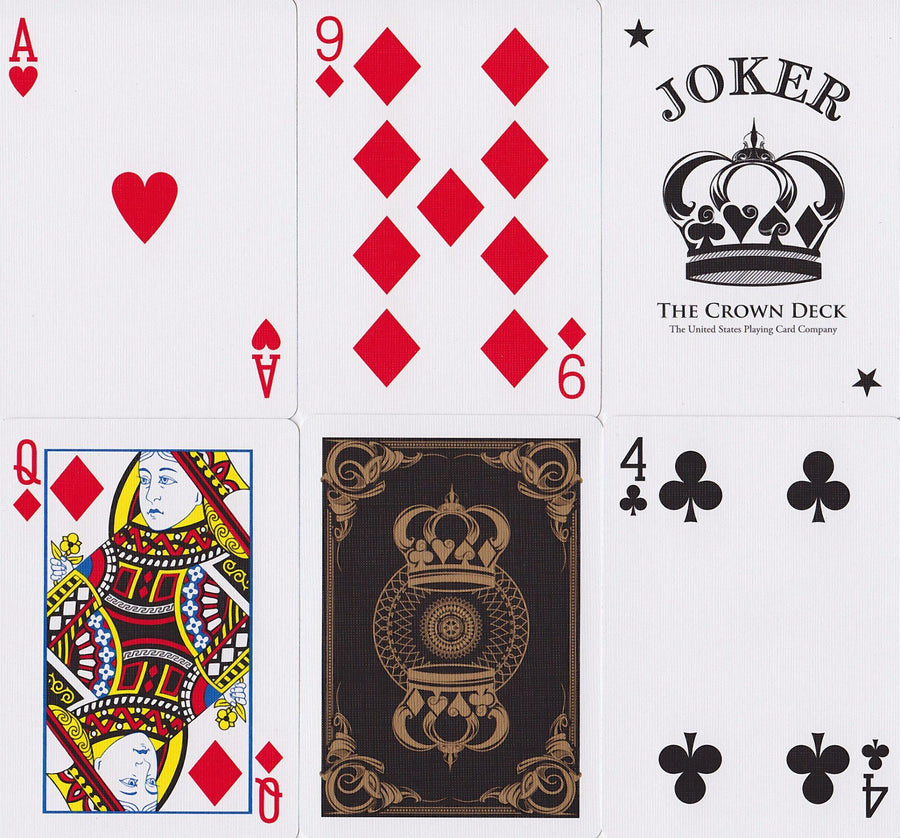Gold Crown Playing Cards by The Blue Crown